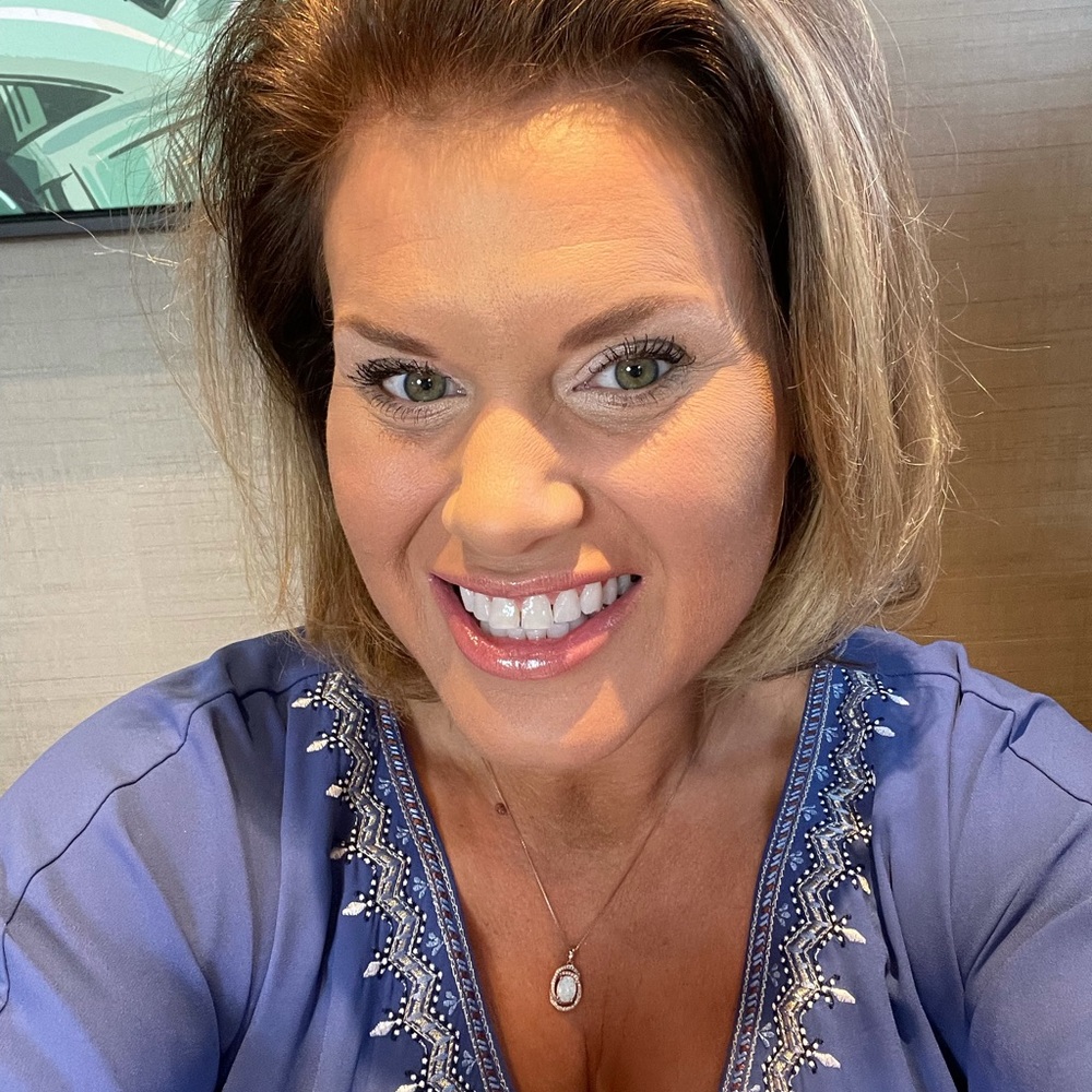 So proud of my wife for hosting her first Posh N Coffee this morning. 6-25-22